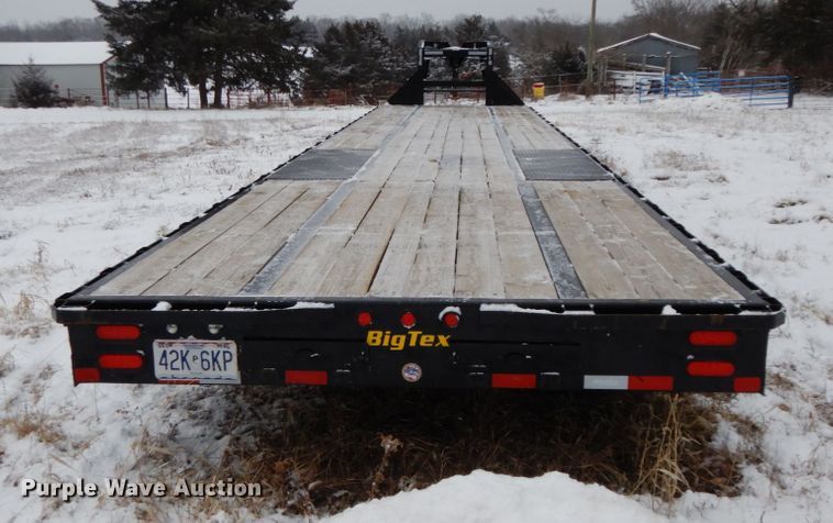 image for item DF6427 2019 Big-Tex 25GN-40 equipment trailer
