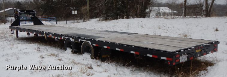 image for item DF6427 2019 Big-Tex 25GN-40 equipment trailer