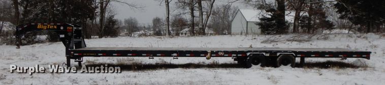 image for item DF6427 2019 Big-Tex 25GN-40 equipment trailer