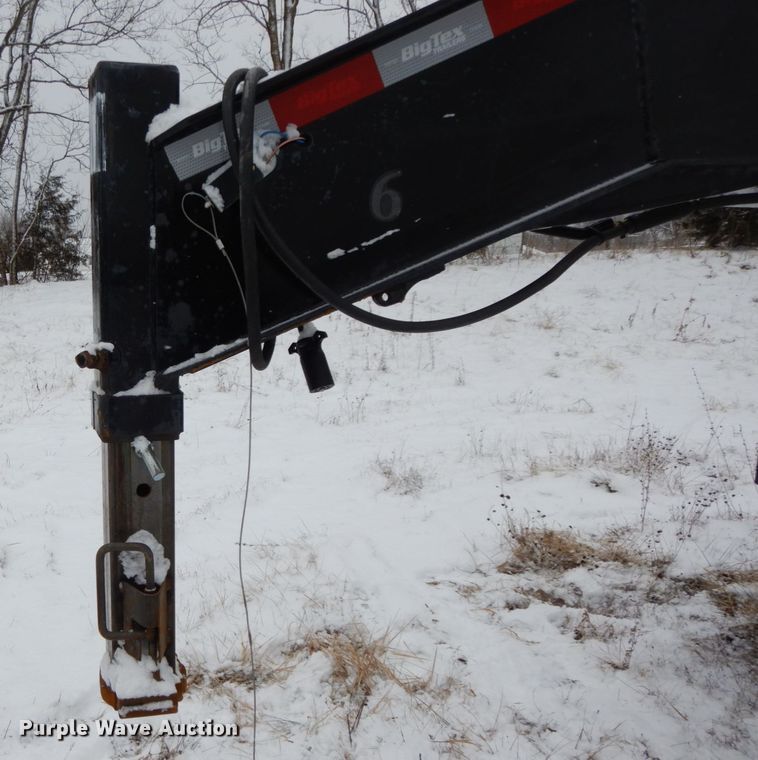 image for item DF6427 2019 Big-Tex 25GN-40 equipment trailer