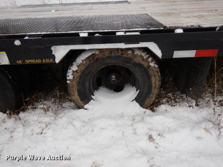 image for item DF6427 2019 Big-Tex 25GN-40 equipment trailer