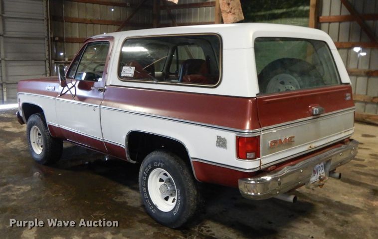 image for item DF6433 1978 GMC Jimmy  SUV