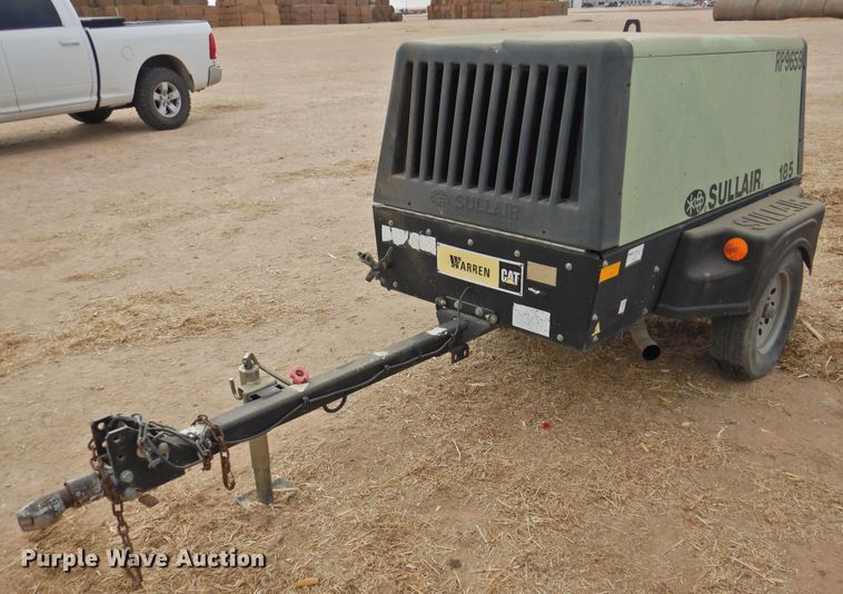 image for item DG1632 2011 Sullair 185 DPQ CA3  air compressor