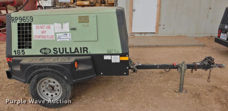 image for item DG1632 2011 Sullair 185 DPQ CA3  air compressor