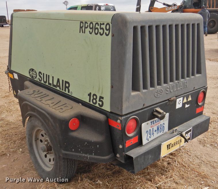 image for item DG1632 2011 Sullair 185 DPQ CA3  air compressor