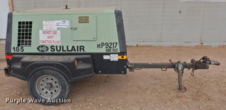 image for item DG1633 2010 Sullair 185 DPQ CA3  air compressor