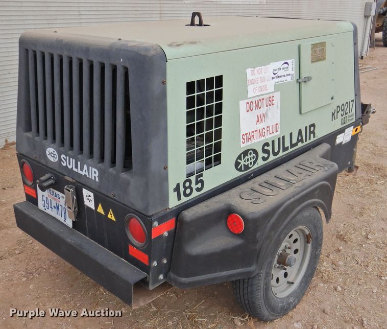 image for item DG1633 2010 Sullair 185 DPQ CA3  air compressor