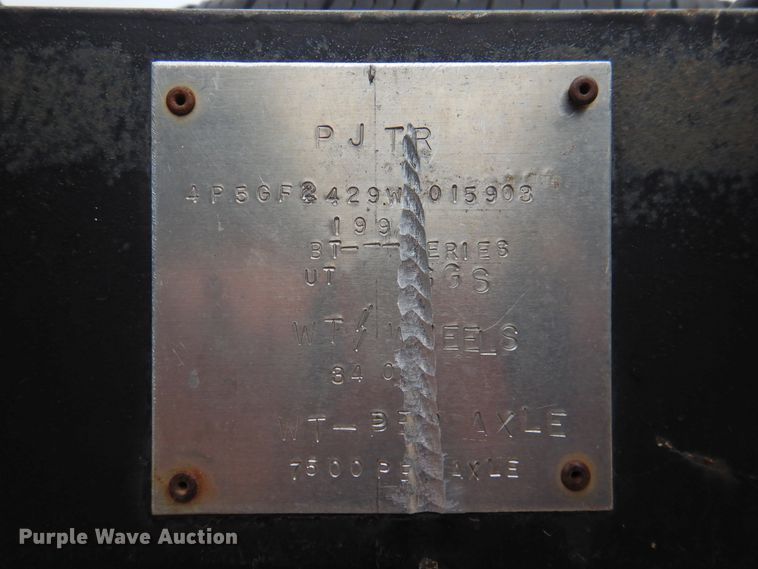 image for item DG1646 1998 PJ Trailers 24GN  equipment trailer