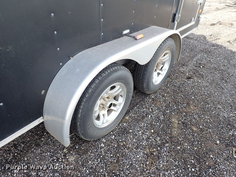 image for item DJ0010 2005 Haulmark FNV7X16WT2 enclosed cargo trailer