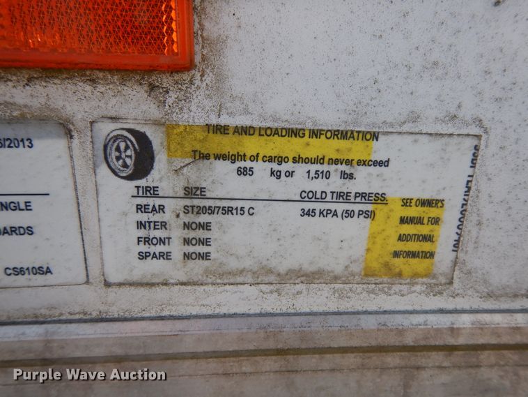 image for item DJ8040 2014 Pace American enclosed cargo trailer