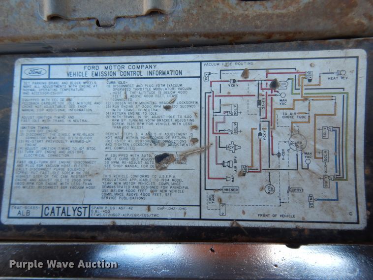 image for item DJ8228 1984 Ford Bronco  SUV