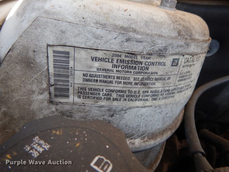 image for item DJ8233 2004 Oldsmobile Alero