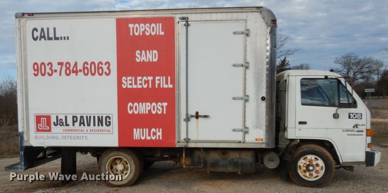 image for item DJ8236 1993 Isuzu NPR  box truck