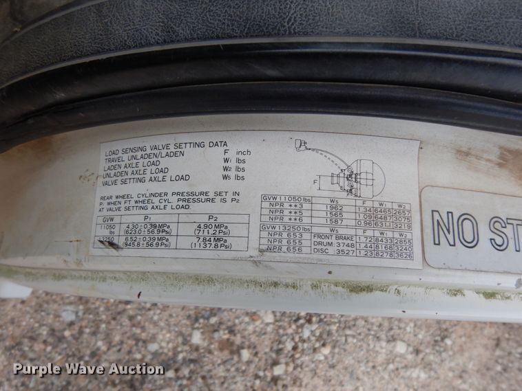 image for item DJ8236 1993 Isuzu NPR  box truck