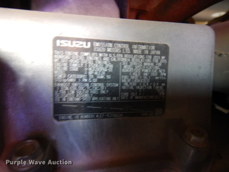 image for item DL2035 2015 CP CPG45  generator set