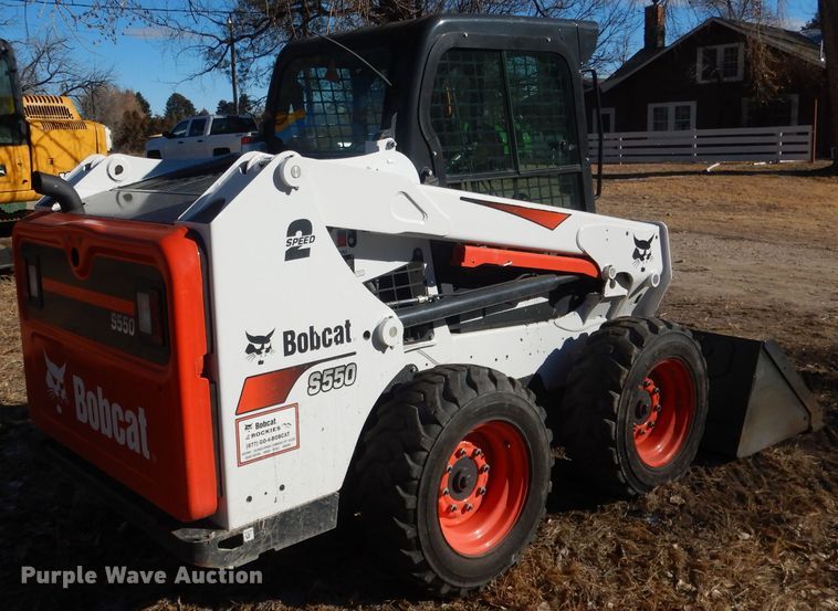 image for item FA9472 2018 Bobcat S550  skid steer loader