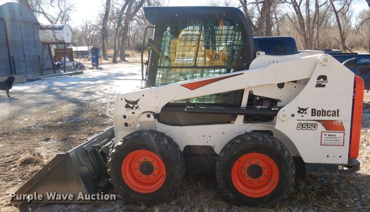 image for item FA9472 2018 Bobcat S550  skid steer loader