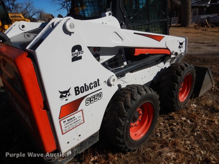 image for item FA9472 2018 Bobcat S550  skid steer loader