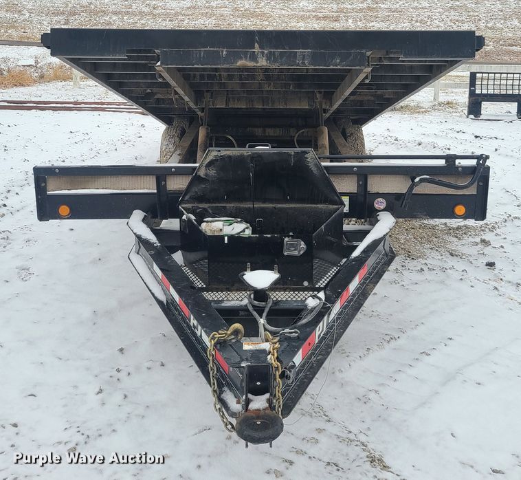 image for item FW9677 2019 PJ Trailers  tilt deck equipment trailer