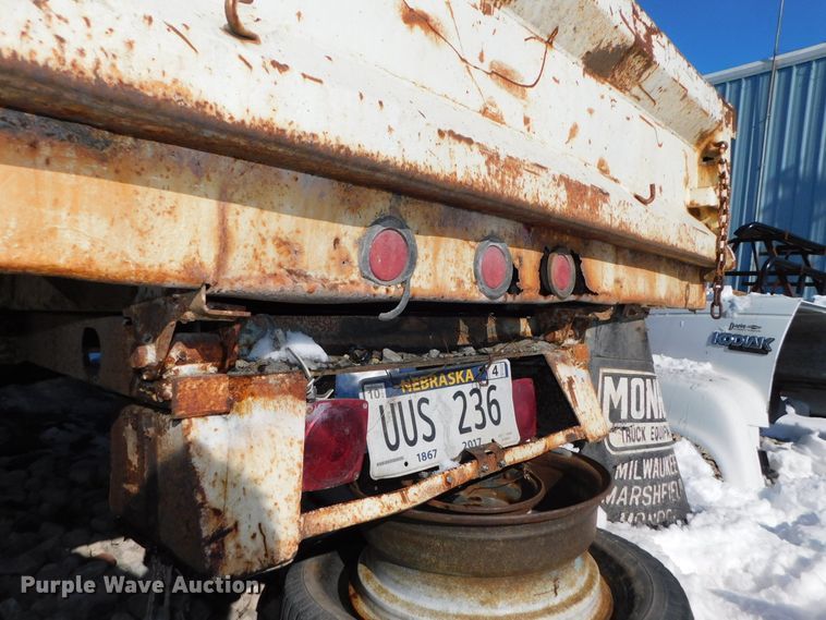 image for item GQ9938 Steel dump bed