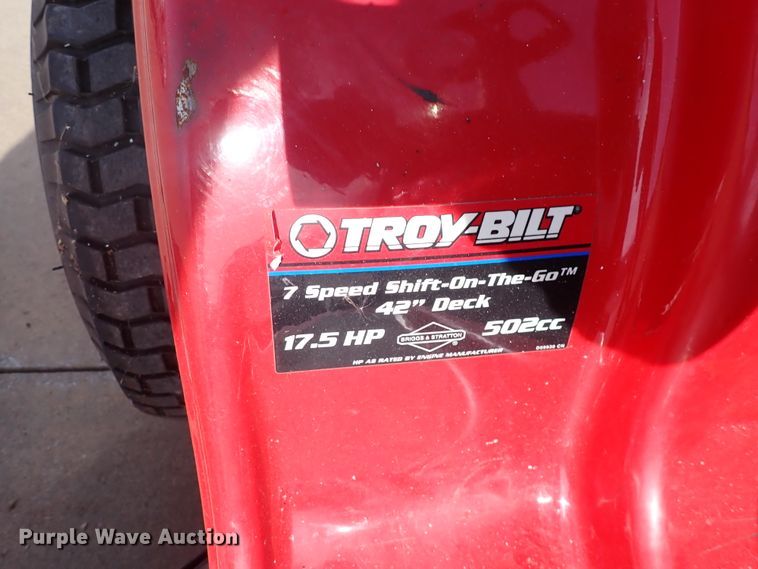 image for item HC9907 Troy-Bilt Pony  lawn mower