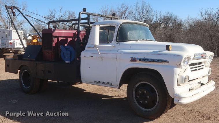 image for item HK9657 1959 Chevrolet Viking 60  winch truck
