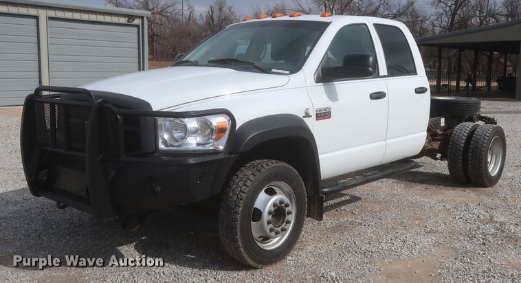 image for item HK9692 2009 Dodge Ram 4500HD  truck cab and chassis