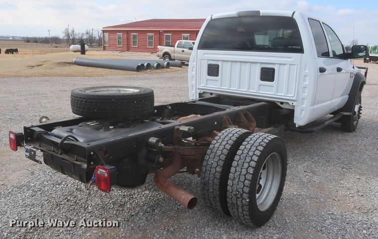 image for item HK9692 2009 Dodge Ram 4500HD  truck cab and chassis