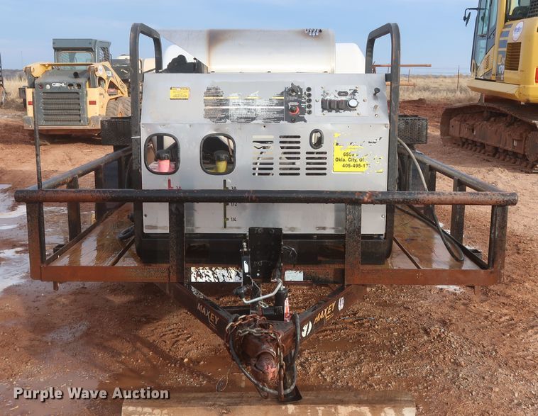 image for item HK9698 2012 Maxey pressure washer trailer