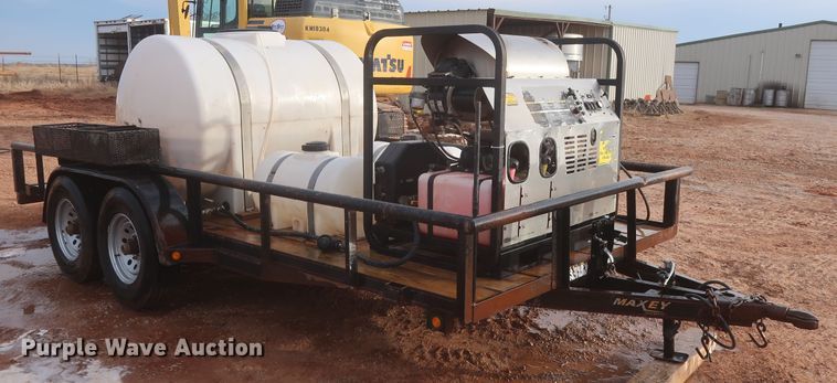 image for item HK9698 2012 Maxey pressure washer trailer