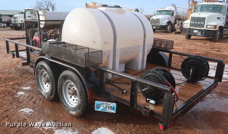 image for item HK9698 2012 Maxey pressure washer trailer