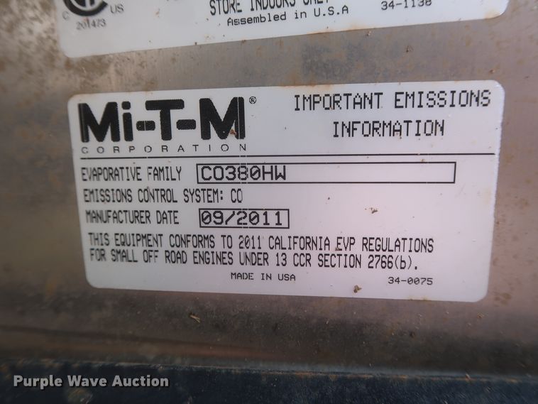 image for item HK9698 2012 Maxey pressure washer trailer