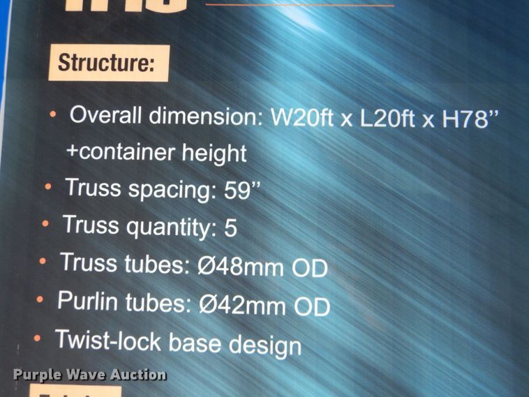 image for item HL9329 TMG ST2020C container shelter