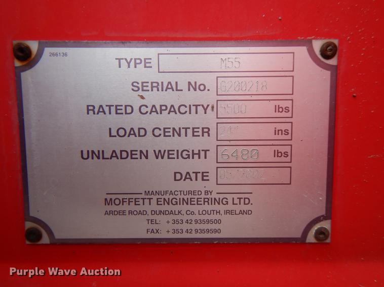 image for item HX9132 2007 Moffett M55  forklift