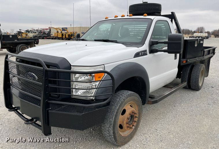 image for item HX9755 2014 Ford F450 Super Duty  flatbed truck