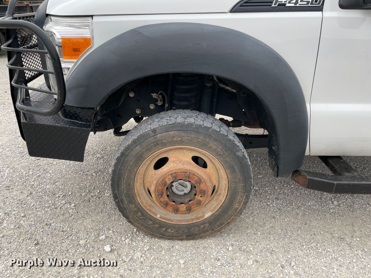 image for item HX9755 2014 Ford F450 Super Duty  flatbed truck