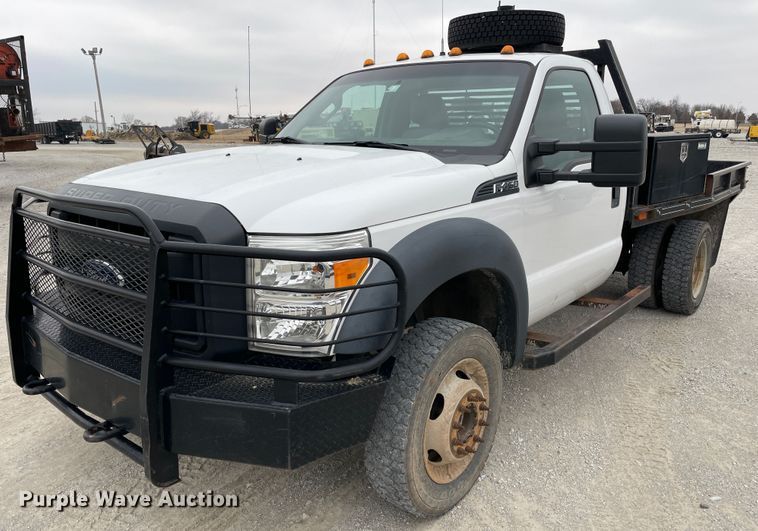 image for item HX9760 2014 Ford F450 Super Duty  flatbed truck