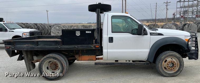 image for item HX9760 2014 Ford F450 Super Duty  flatbed truck