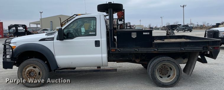 image for item HX9760 2014 Ford F450 Super Duty  flatbed truck