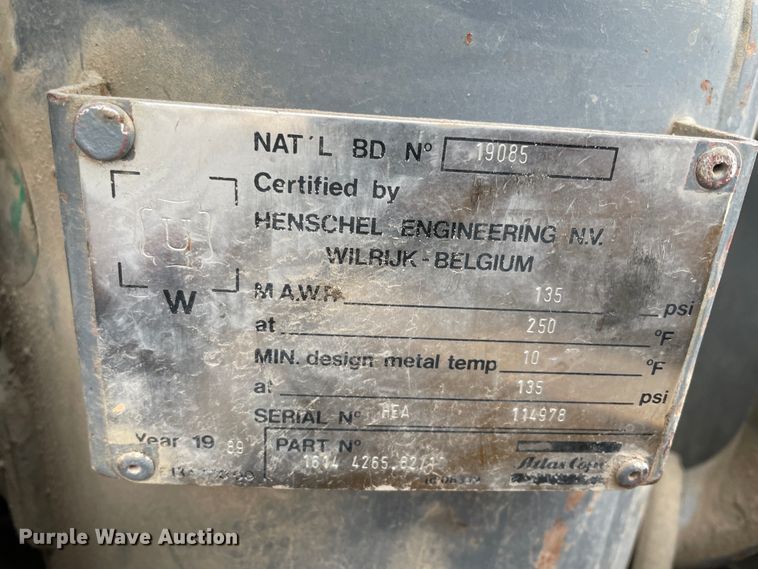 image for item HX9768 Atlas Copco ACR175  air compressor