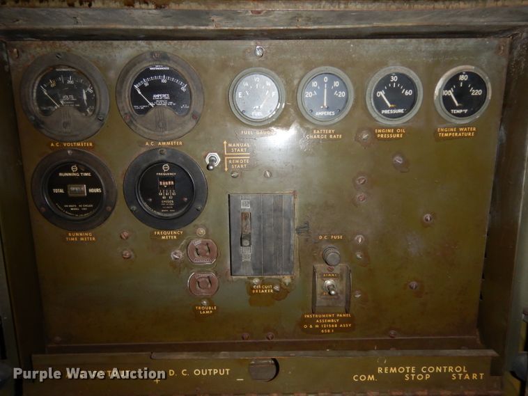 image for item IG9246 US Army PE-95-K  generator