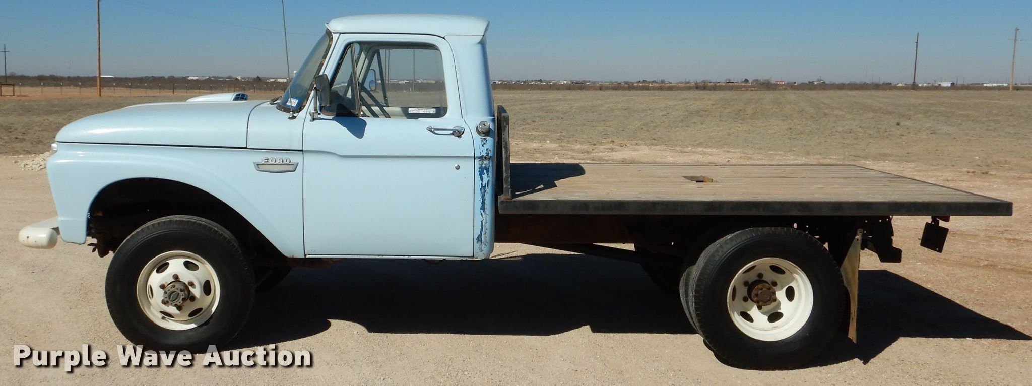 1966 Ford F350 flatbed pickup truck in Seminole, TX Item HC9158 sold