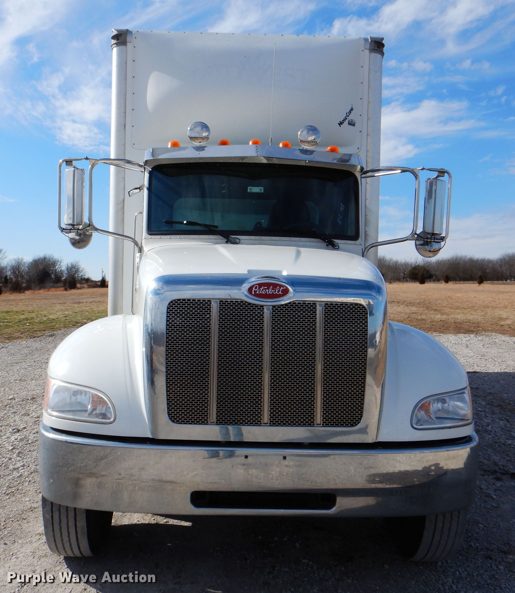2015 Peterbilt 337 box truck in Collinsville, OK Item HX9142 sold