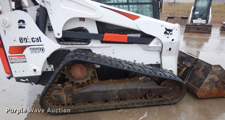 image for item DF6410 2018 Bobcat T870  tracked skid steer loader