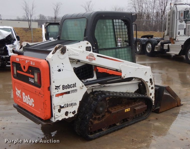 image for item DF6411 2015 Bobcat T450  tracked skid steer loader