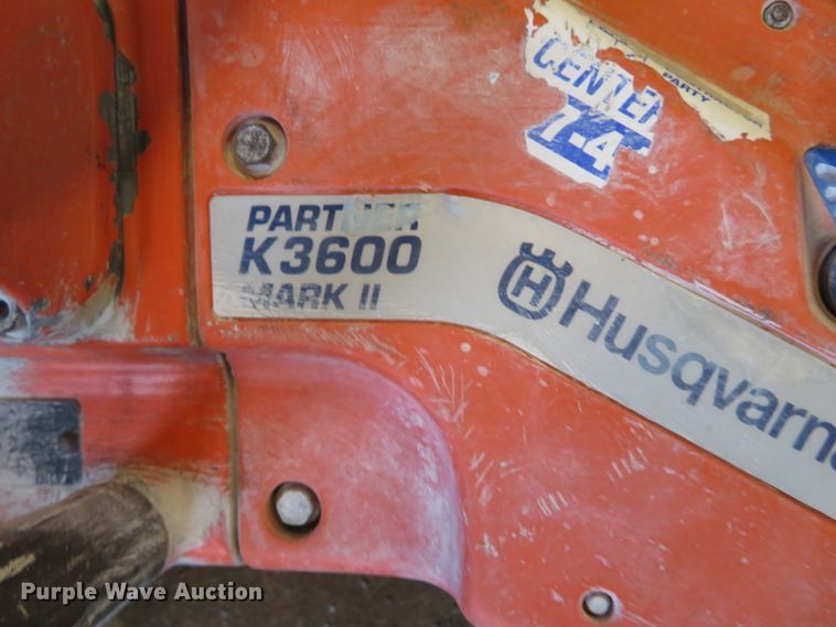 image for item DH0678 Husqvarna K3600 14" ring saw with power pack