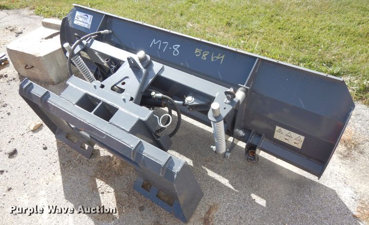 image for item DH6697 2020 Mower King SPA84 skid steer dozer blade