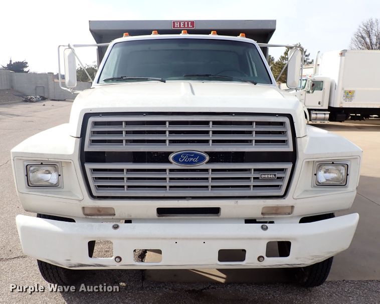 image for item DJ0012 1993 Ford F600  dump truck