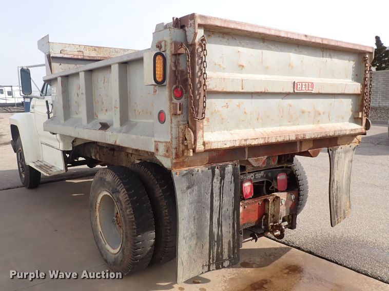 image for item DJ0012 1993 Ford F600  dump truck