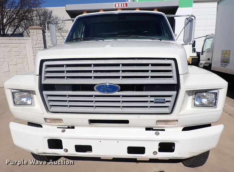 image for item DJ0012 1993 Ford F600  dump truck